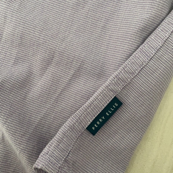 Perry Ellis Purple Shirt - Picture 3 of 5